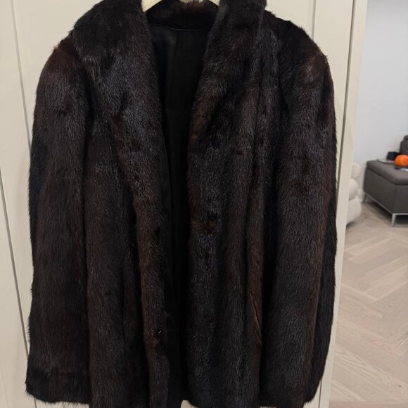 Mahogany Mink (Mid-Length, 1960s Stroller Jacket) - Picture 1 of 3